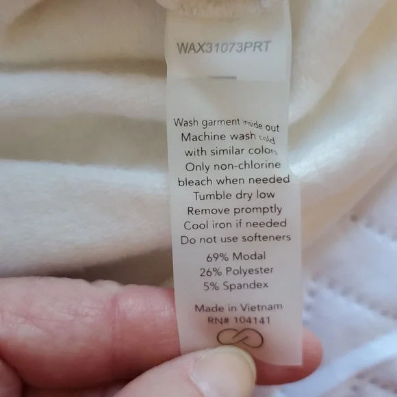 Calia by Carrie Pink and White Ombre Shirt, Size S - Picture 7 of 8